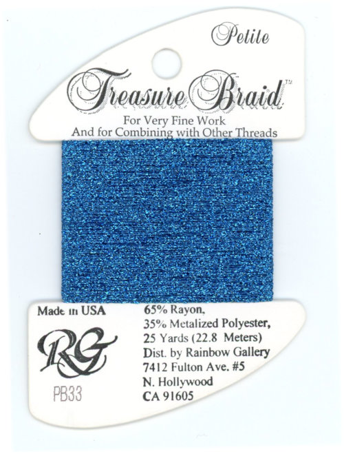 Rainbow Gallery Petite Treasure Braid / PB33 Blue
