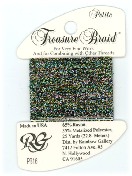 Rainbow Gallery Petite Treasure Braid / PB16 Dark Multi