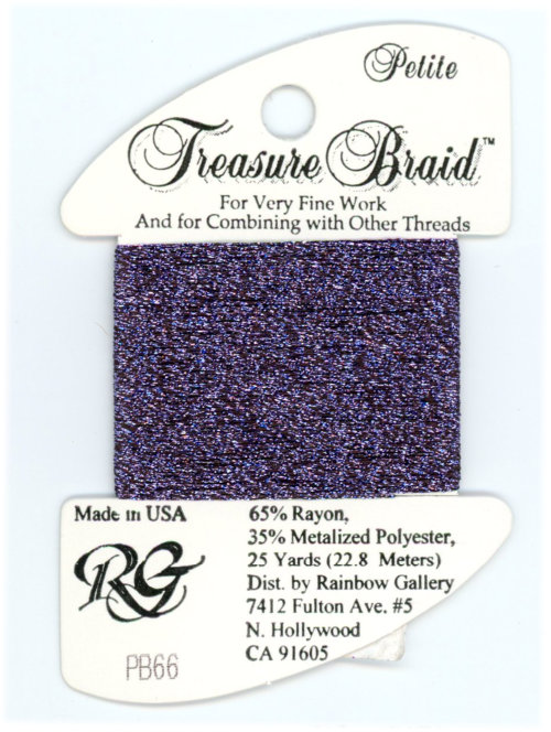 Rainbow Gallery Petite Treasure Braid / PB66 Amethyst