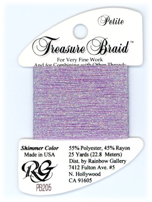 Rainbow Gallery Petite Treasure Braid / PB205 Shimmer Amethyst