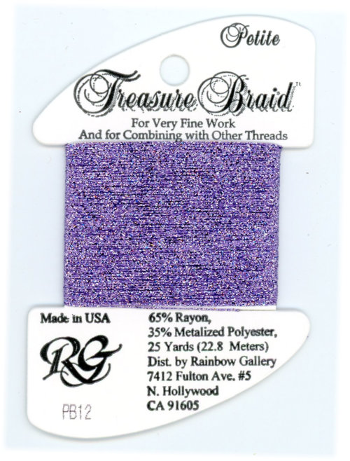Rainbow Gallery Petite Treasure Braid / PB12 Lavender