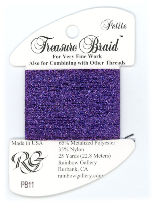 Rainbow Gallery Petite Treasure Braid / PB11 Purple