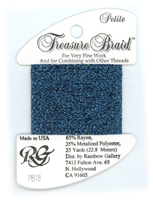 Rainbow Gallery Petite Treasure Braid / PB18 Midnight Blue