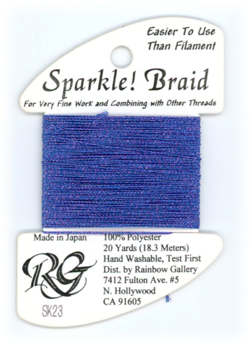 Rainbow Gallery Sparkle Braid / Iris SK23