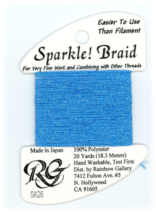 Rainbow Gallery Sparkle Braid / Shimmer Blue SK26