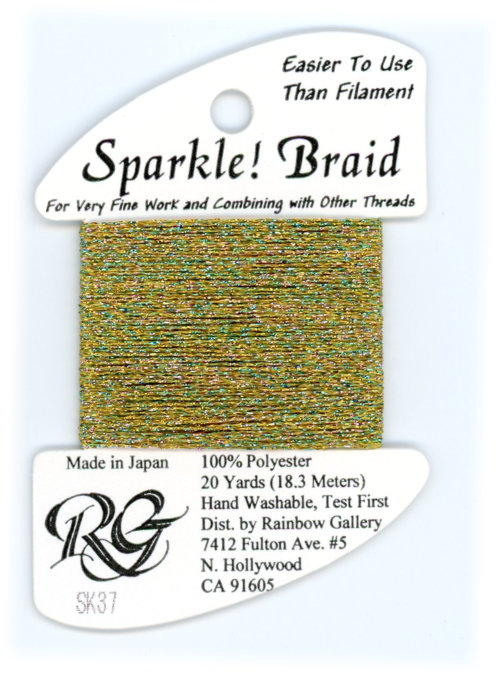 Rainbow Gallery Sparkle Braid / Confetti SK37