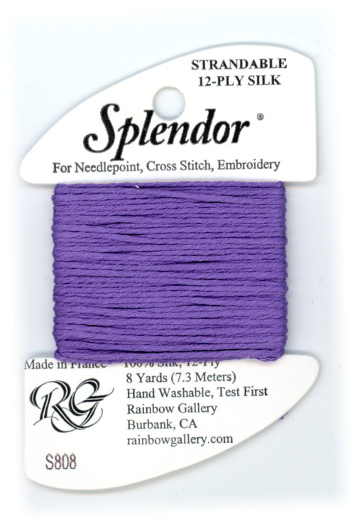 Rainbow Gallery Splendor Silk Floss Collection / S808 Medium ...