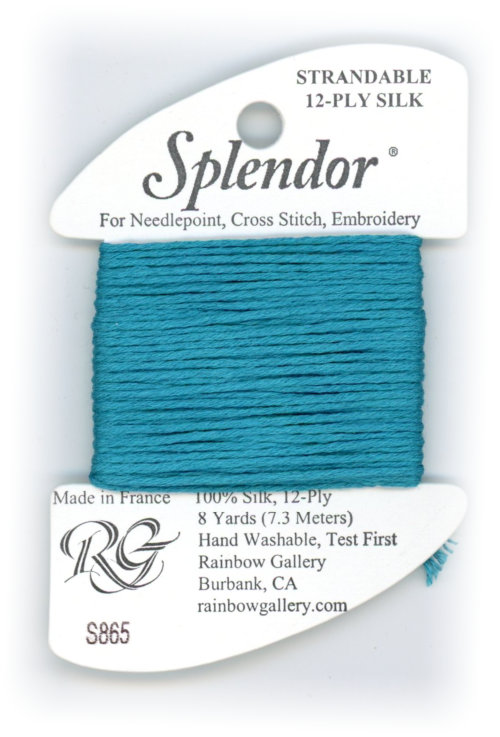 Rainbow Gallery Splendor Silk Floss Collection / S865 Dark ...