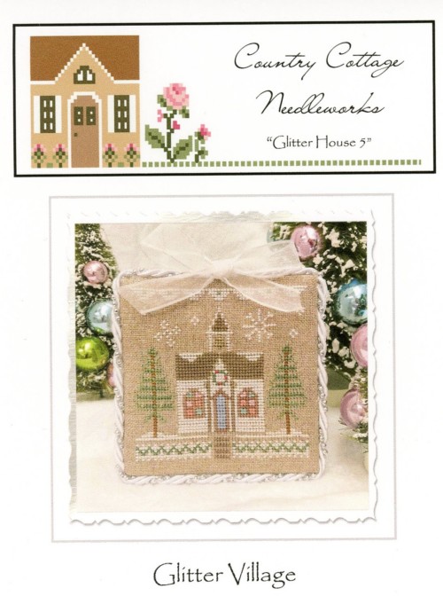 Glitter House 5 Cross Stitch Pattern Embroidery Patterns By Country Cottage