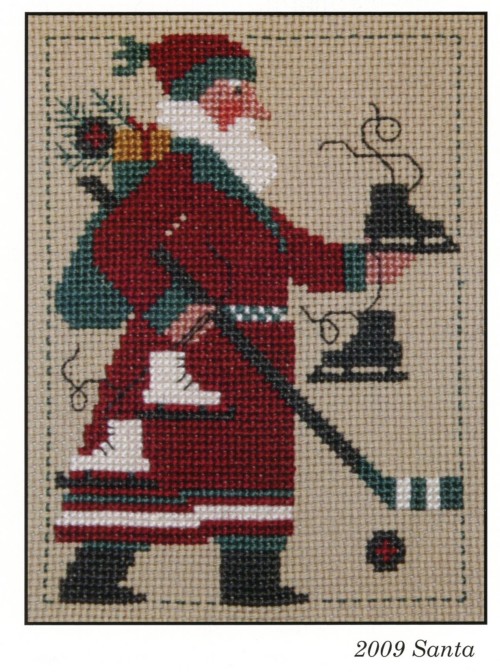Prairie Schooler Santa, Annual Release Cross Stitch Pattern / 2009