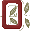 Victorian Monogram 5 Letter O, Larger