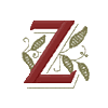 Victorian Monogram 5 Letter Z, Smaller