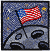 USA Moon Landing (full fill)
