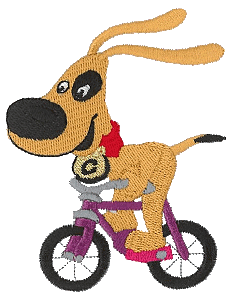 Chumley Rides a Bike