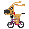 Chumley Rides a Bike