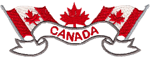 Canada Flags & Banner (with lettering)