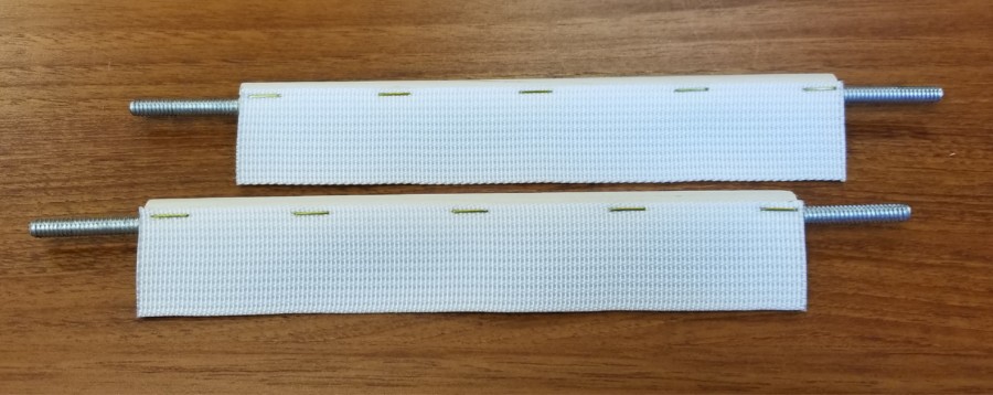 Cross Stitch Help, attaching fabric to a scroll frame 