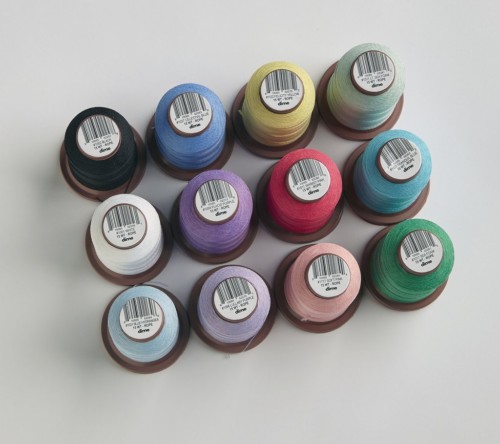 Vintage Embroidery Thread 40 weight / Pastels