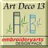 Art Deco Monogram Set 13