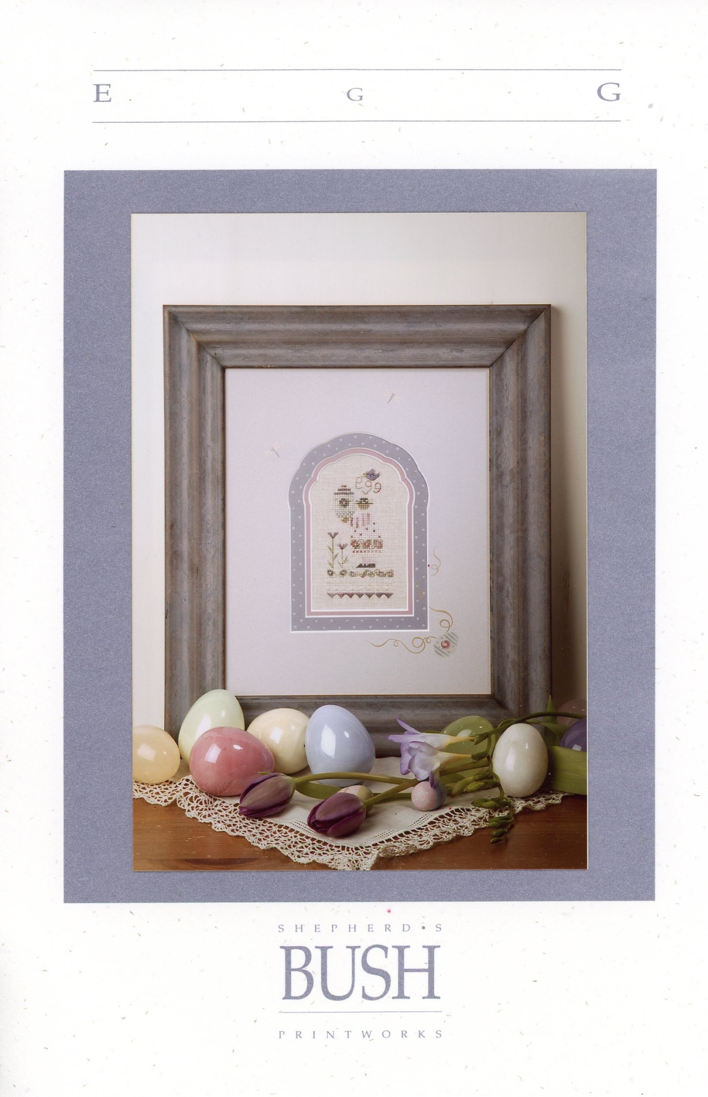 Egg Cross Stitch Kit Embroidery Patterns by Shepherd's Bush