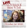 Image of October 1st LIVE Sit N Stitch & Show N Tell