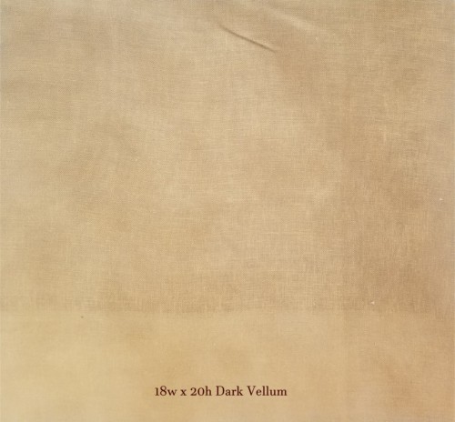 28ct Dark Vellum Printed Linen / 18w x 20h