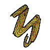 Wooden Monogram Letter Y, Smaller