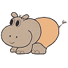 Hippo Applique