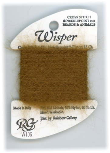 Rainbow Gallery Wisper Yarn / W106 Dark Hazelnut