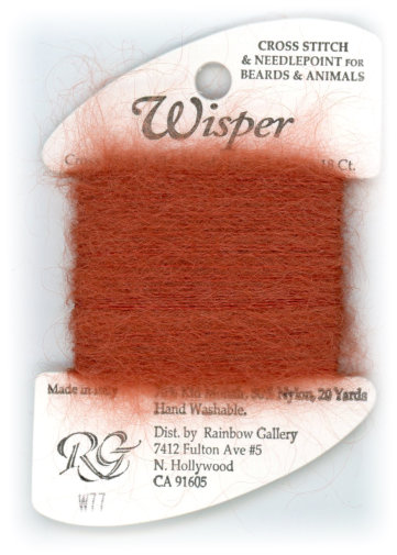 Rainbow Gallery Wisper Yarn / W77 Russet