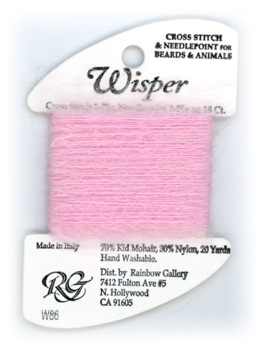Rainbow Gallery Wisper Yarn / W86 Pink