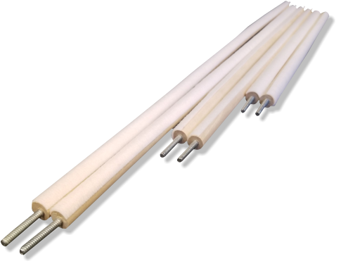 E-Z Stitch Scroll Rod Pair / Kit of 14", 18", 22" length 1/2" diameter  rods