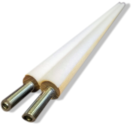 E-Z Stitch Scroll Rod Pair / 42" length, 3/4" extra heavy duty diameter