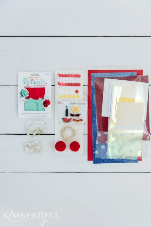 Kimberbell Red, White, & Bloom Embellishment Kit