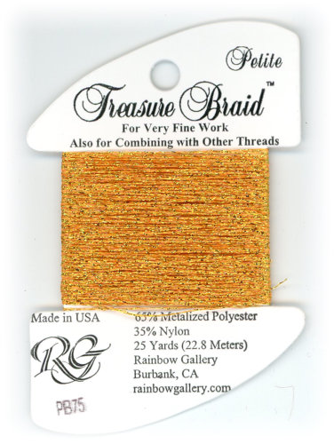 Rainbow Gallery Petite Treasure Braid / PB75 Awesome Gold