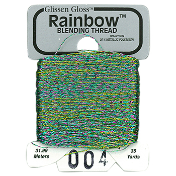 Glissen Gloss Rainbow Blending Thread / 004 Pink Flame