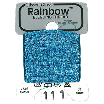 Glissen Gloss Rainbow Blending Thread / 111 Pale Blue