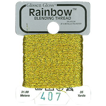 Glissen Gloss Rainbow Blending Thread / 407 Brass