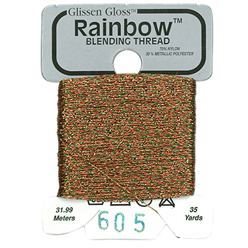 Glissen Gloss Rainbow Blending Thread / 605 Brick Red