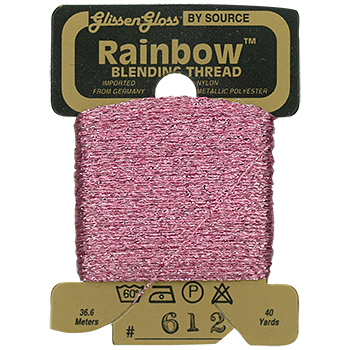 Glissen Gloss Rainbow Blending Thread / 612 Pink Flame