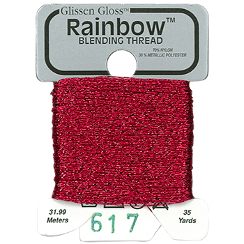 Glissen Gloss Rainbow Blending Thread / 617 Red