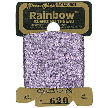 Glissen Gloss Rainbow Blending Thread / 620 Gray Pink