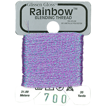 Glissen Gloss Rainbow Blending Thread / 700 Iridescent Violet