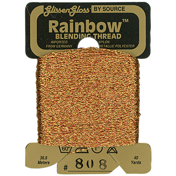 Glissen Gloss Rainbow Blending Thread / 808 Copper