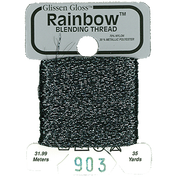 Glissen Gloss Rainbow Blending Thread / 903 Charcoal