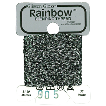 Glissen Gloss Rainbow Blending Thread / 905 Gun Metal