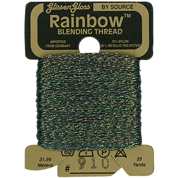 Glissen Gloss Rainbow Blending Thread / 908 Black Copper