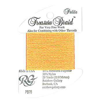 Rainbow Gallery Petite Treasure Braid / PB76 Orange