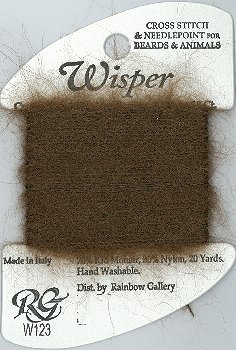 Rainbow Gallery Wisper Yarn / W123 Chestnut