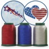 Image of Patriotic Metallic Thread Pack